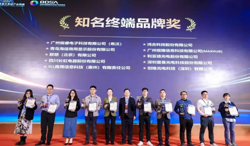 米兰milan斩获华显2023“Micro LED市场最具知名品牌奖